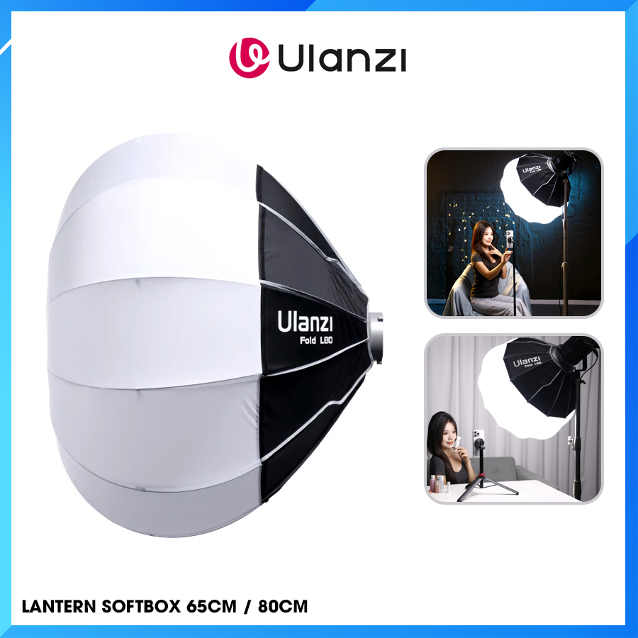 ULANZI L65 (65cm) / ULANZI L80 (80cm) - Lantern Softbox Ngàm Bowens Mount