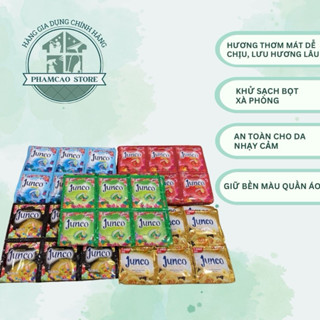  Nước xả vải Junco dạng dây 10 gói đủ màu lưu hương tự nhiên thơm ngát hương hoa 