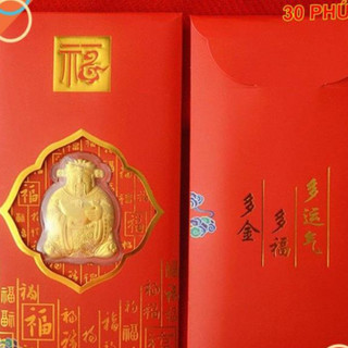 Bao lì xì thần tài 2026 năm Ất Tỵ