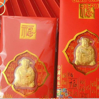 Bao lì xì thần tài 2026 năm Ất Tỵ