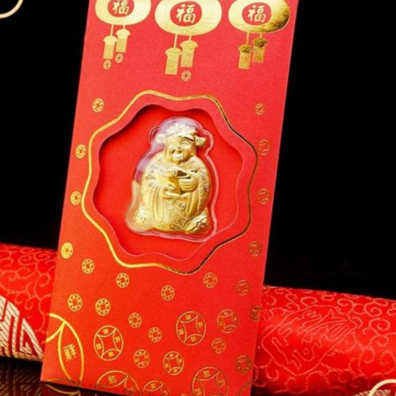 Bao lì xì thần tài 2026 năm Ất Tỵ