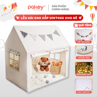 Lều Cho Bé Nhà Lều Cho Bé Ngủ Riêng Vui Chơi Màu Trắng Kem Dễ Thương Phong Cách Hàn Quốc Cho Bé Trai Bé Gái