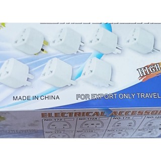 Phích cắm chân dẹp 3 ra 3 lổ