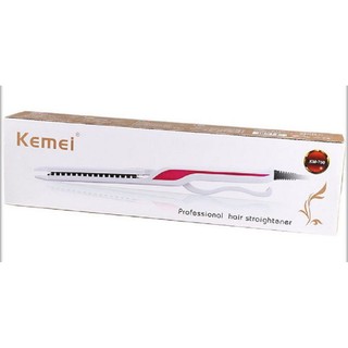 Máy duỗi tóc kemei 750 duỗi tóc thẳng giữ nếp lâu tùy chỉnh 4 mức nhiệt.