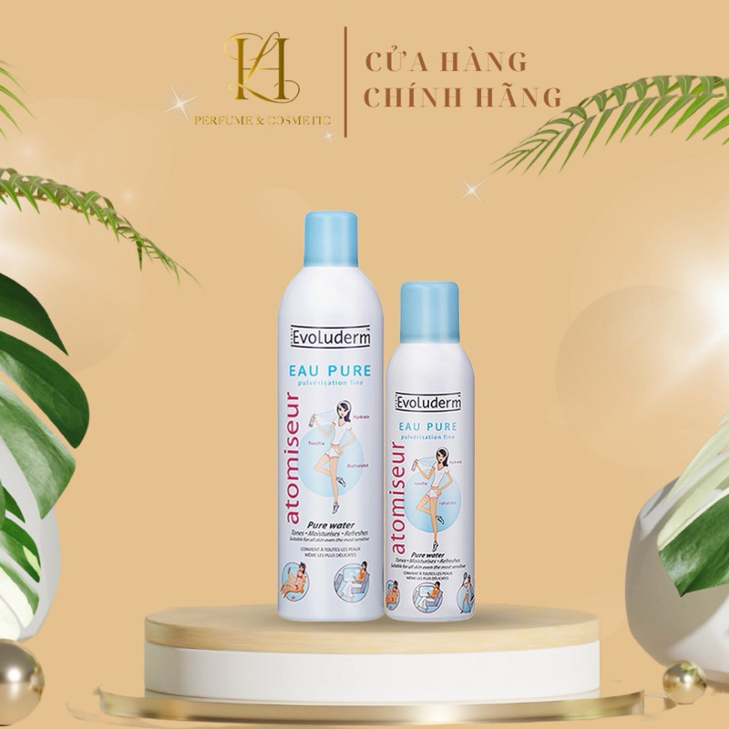 Xịt khoáng Evoluderm Atomiseur Eau Pure 150ml- 400ml