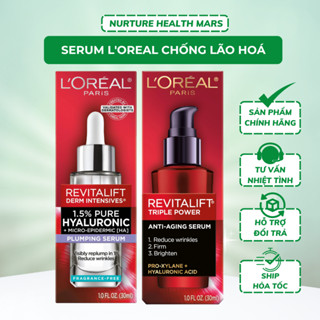 Serum Chống Lão Hoá Trắng Da LOreal Revitalift Triple Power, Revitalift Derm Intensives 30ML