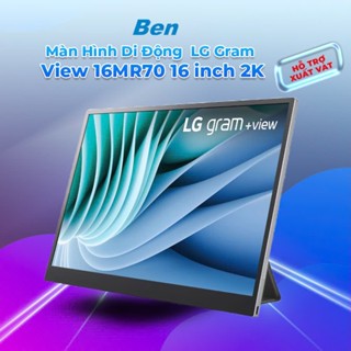 Màn Hình Di Động  LG Gram +View 16MR70 | Silver | 16 inch  2K WQXGA | IPS | USB-C | DP | 1Yr