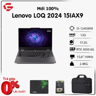 Laptop Lenovo LOQ 2024 15IAX9 83GS001CUS (Core i5-12450HX, 12GB, 512GB, RTX 3050 6GB, 15.6" 144Hz)