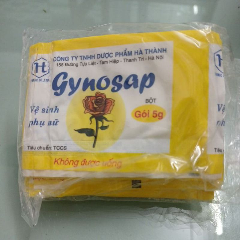Bột NABICALADY hộp 10 gói vệ sinh hoa hồng Gynosap