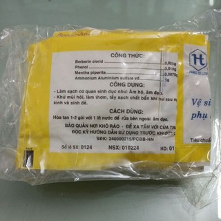 Bột NABICALADY hộp 10 gói vệ sinh hoa hồng Gynosap