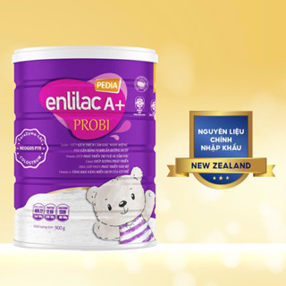 Sữa Bột Cho Bé Thấp Còi, Chậm Lớn ENLILAC Probi Protein A2 Pedia Giúp Ăn Ngon Tiêu Hoá Tốt 900g/Lon