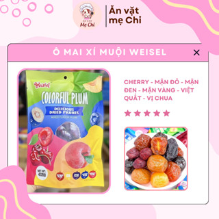 Ô Mai Mix Vị - Cherry - Mận Đỏ - Mận Đen - Mận Vàng - Việt Quất - Vị Chua 1 gói