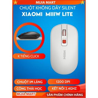 Chuột Không Dây Silent Xiaomi Miiiw Lite. Độ ồn thấp,1200DPI, 2.4G