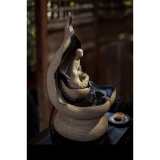  Thác nước phong thủy - Thác Diệp Liên decor phòng khách trang trí tiểu cảnh Phương Linh Decor 