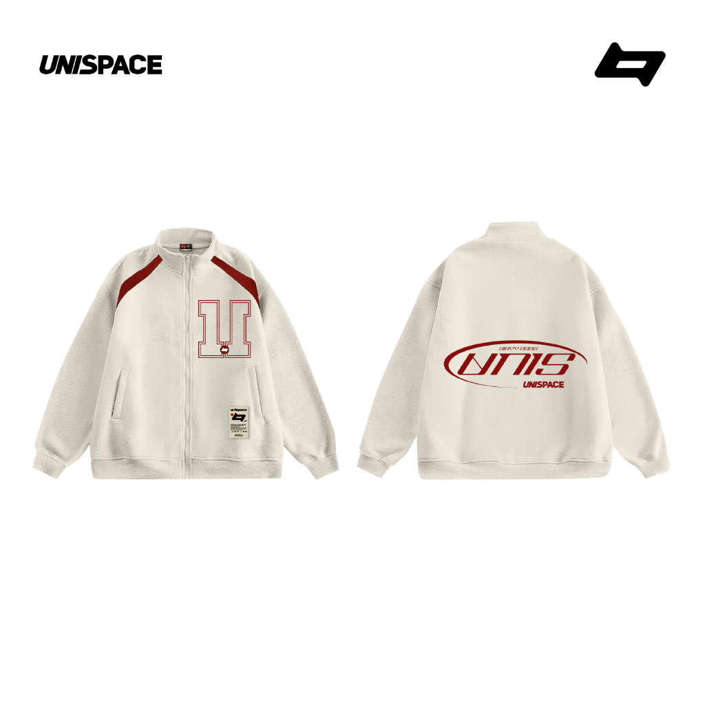 Áo jacket chất nỉ local brand By UniSpace unisex nam nữ form rộng Winner