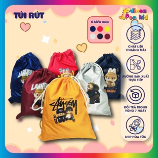 Túi Rút Vải Dù Chống Thấm Nước Đựng Đồ Cho Bé Đi Học, Đi Chơi, Đi Bơi, Nhẹ Gọn Tiện Lợi