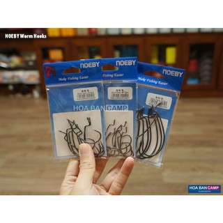 Lưỡi Câu Mồi Mềm NOEBY Worm Hooks