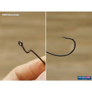 Lưỡi Câu Mồi Mềm NOEBY Worm Hooks