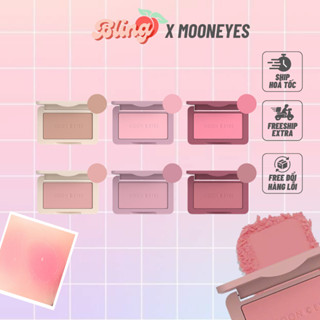 Hỏa Tốc - Moon Eyes Phấn Má Hồng MOONEYES BLUSH Dạng Bột Moon eyes Color Nội Địa Trung Mịn Trang Điểm Tự Nhiên Lâu Trôi