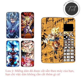 Miếng Dán Máy Tính In hình Dragon Ball 2, Decal dán máy tính cầm tay đã được cắt sẵn theo máy