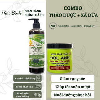 [Chính Hãng] COMBO Dầu Gội + Dầu Xả Đức Anh