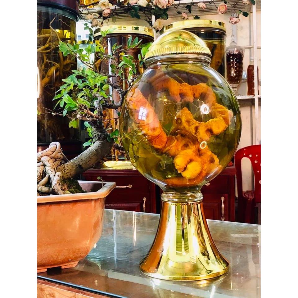 [ CHÍNH HÃNG ] Bình Ngâm Rượu Hàn Quốc 5 Lít, Bình Thuỷ Tinh Yongcheon, BHQ-S65