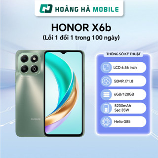 Điện thoại di động HONOR X6b 6/128GB- Chính hãng(Nguyên Seal Chưa Active)