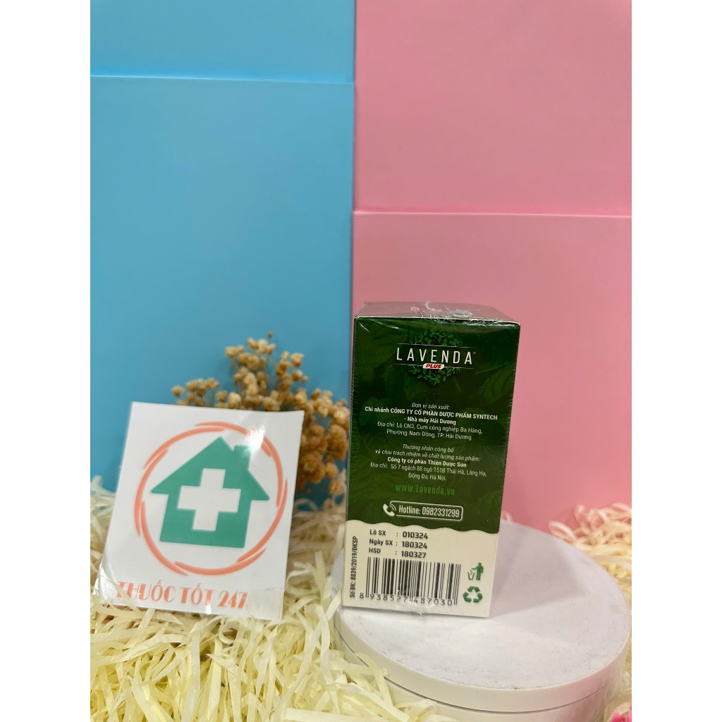 ✅ Viên uống Lavenda Plus  [Freeship] ❤️ - Hỗ trợ giảm nguy cơ u xơ tử cung