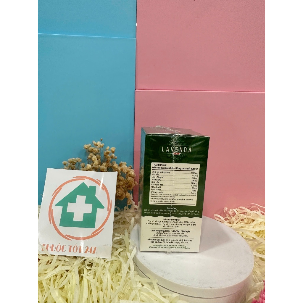 ✅ Viên uống Lavenda Plus  [Freeship] ❤️ - Hỗ trợ giảm nguy cơ u xơ tử cung