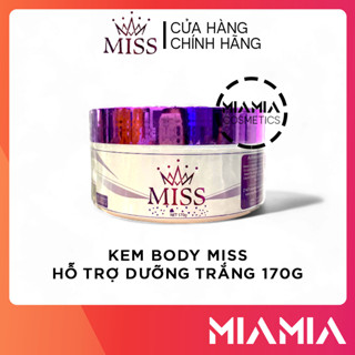 Kem Body Miss Tím Thái Lan Dưỡng Trắng Da Toàn Thân 170gr Chính Hãng