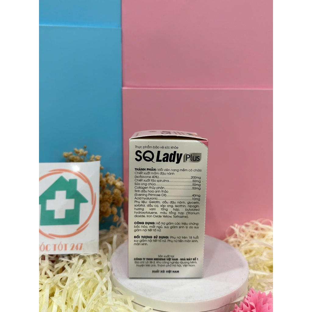 TPBVSK SQ Lady Plus - Hỗ trợ tăng cường nội tiết tố nữ