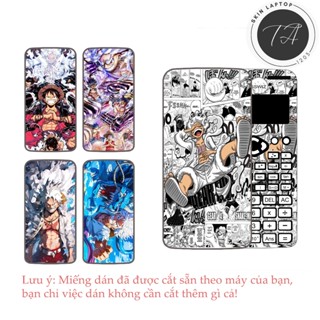 Skin Decal dán máy tính Casio fx570, fx580, fx880 in hình Luffy 2 đã được cắt sẵn theo máy