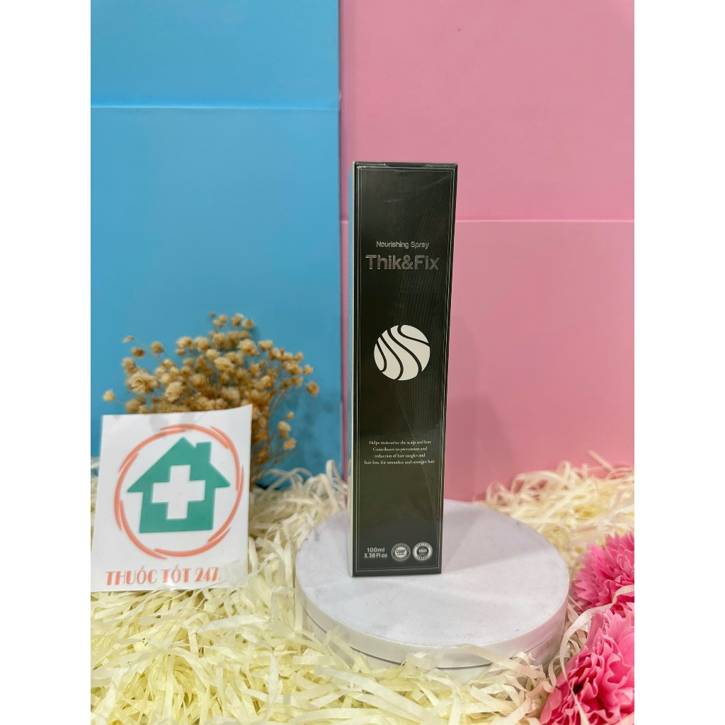 [CHÍNH HÃNG]  Bộ sản phẩm Thik&Fix hỗ trợ kích thích mọc tóc, phục hồi tóc hư tổn, ngăn ngừa RỤNG TÓC