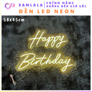 Đèn Led Neon Sign chữ Happy Birthday treo tường - Trang trí tiệc sinh nhật| Xưởng led chính hãng Xamlala,..