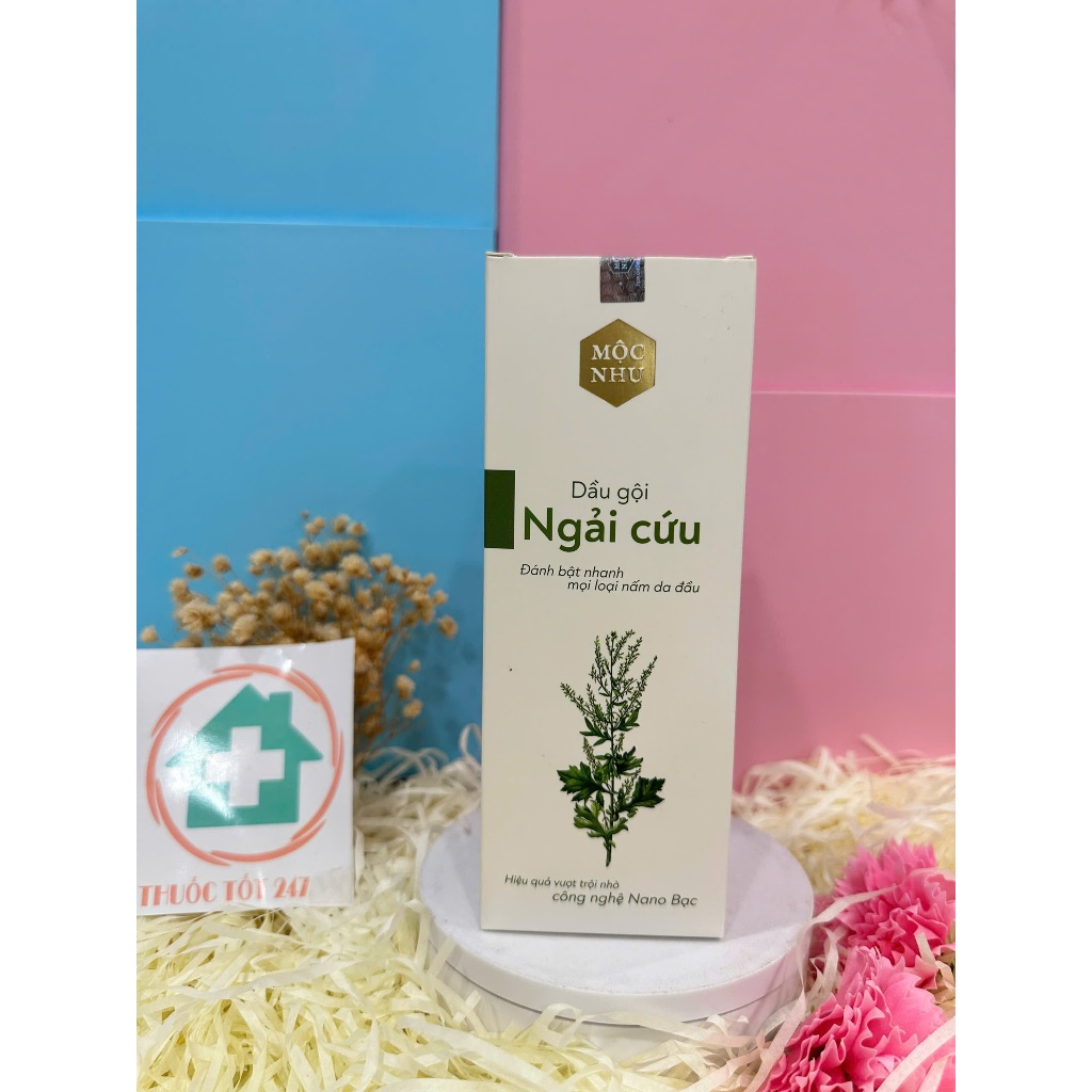✅ Dầu gội Ngải Cứu Mộc nhu 300ml giảm ngứa sạch gàu chính hãng