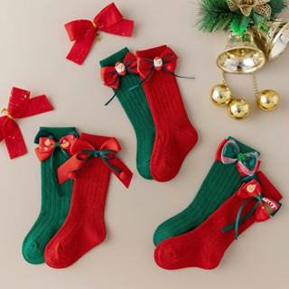  Tất cao đến đùi Gối Noel cho bé Phong cách GIáng sinh 