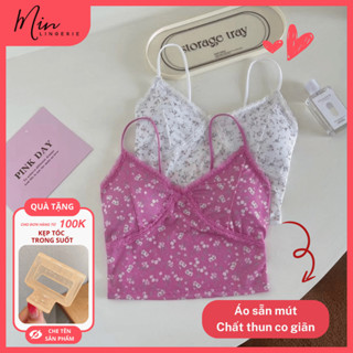 Áo Nữ Mùa Hè Có Sẵn Mút Ngực Dễ Thương Thoải Mái Vận Động