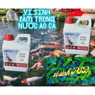 Vi sinh tươi PSB sử dung cho bể cá ngoài trời và bể cá Koi Saki Biotech