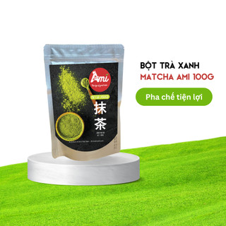Bột trà xanh matcha AMI (Nhật) - Gói 100g