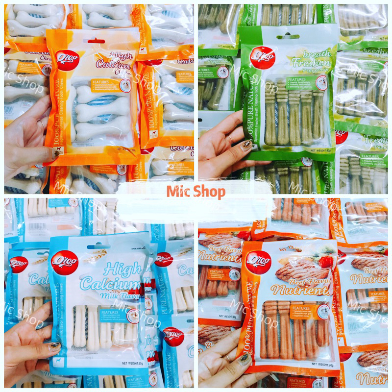 Xương canxi Orgo 90gr cho chó