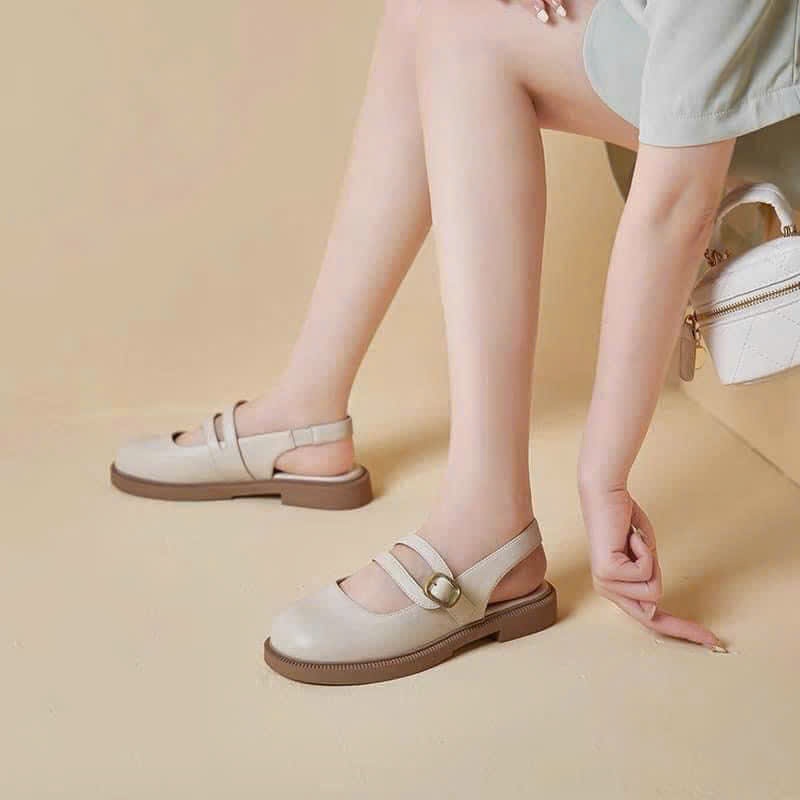 Giày Lolita nữ hở gót