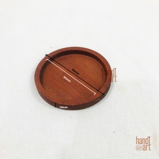 Lót ly gỗ tròn-Lót ly bằng gỗ tự nhiên
