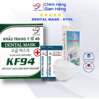 KOL LIVE Thùng 300 cái khẩu trang 4D Kf94 người lớn Dental Mask chính hãng 4 lớp kháng khuẩn chống tia UV