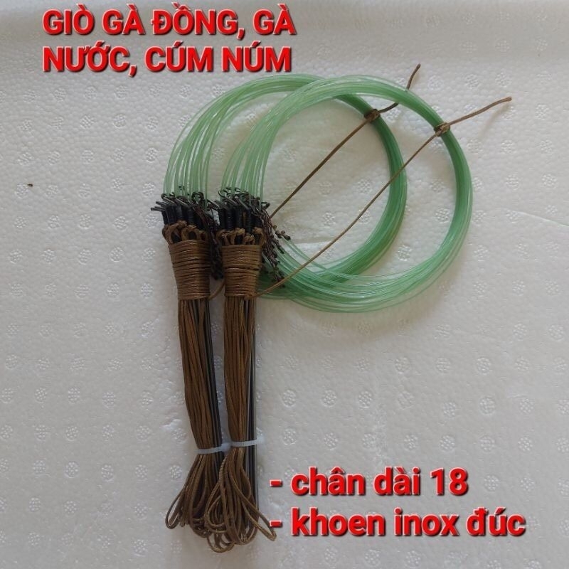 giò gà đồng, gà nước chân thép 1 bộ 20 chân