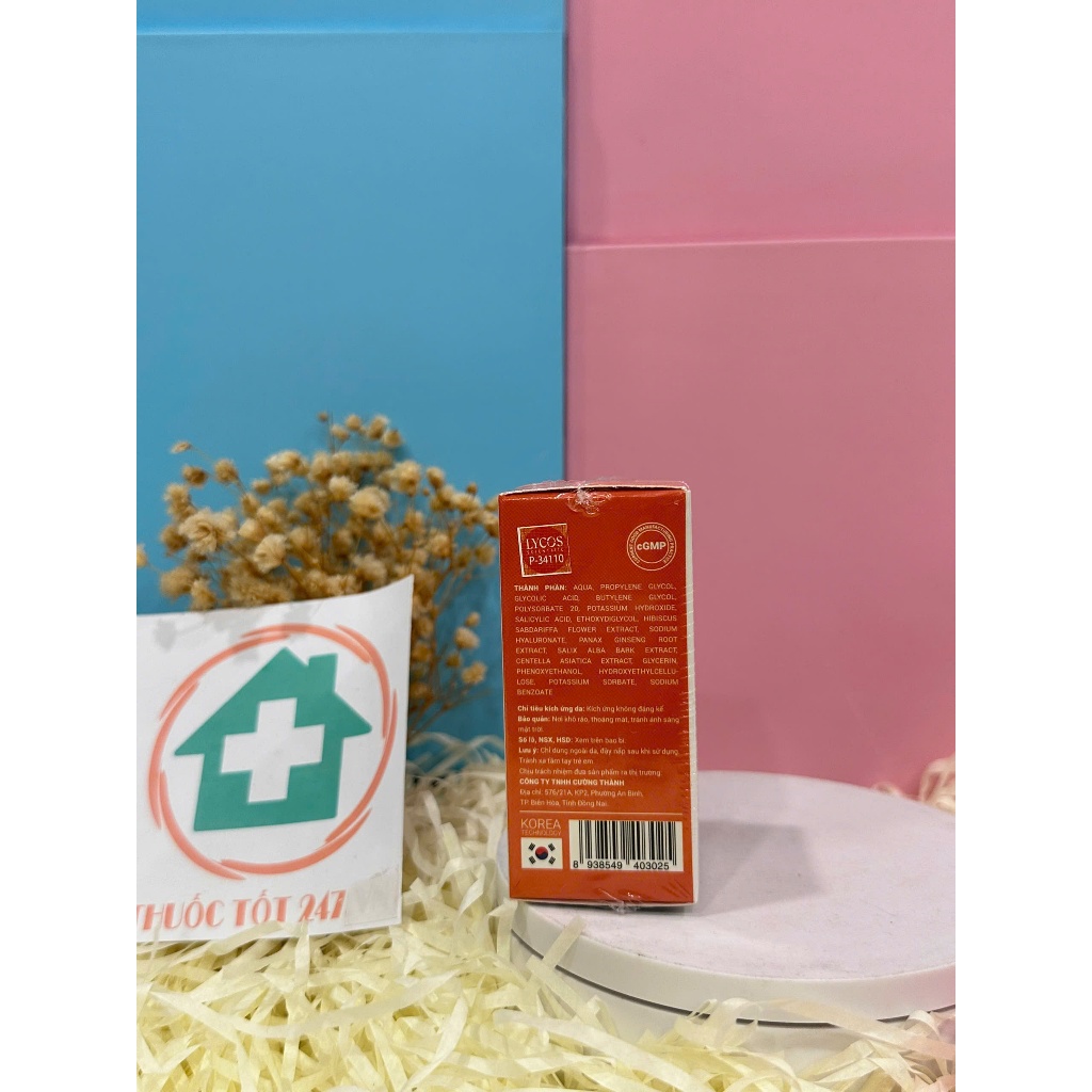Tinh chất peeling Lycos - 10%AHA – 2%BHA