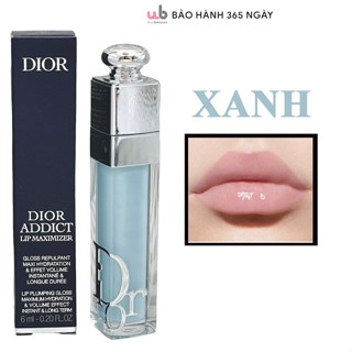 Son dưỡng Dior Maximizer 065 Icy Blue 6ml màu xanh ngọt ngào,thơm mùi vanila