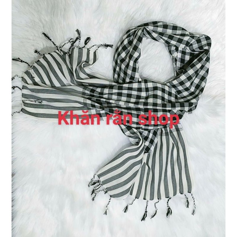 Khăn rằn nam bộ 60x165cm có tua rua (hàng có sẵn)