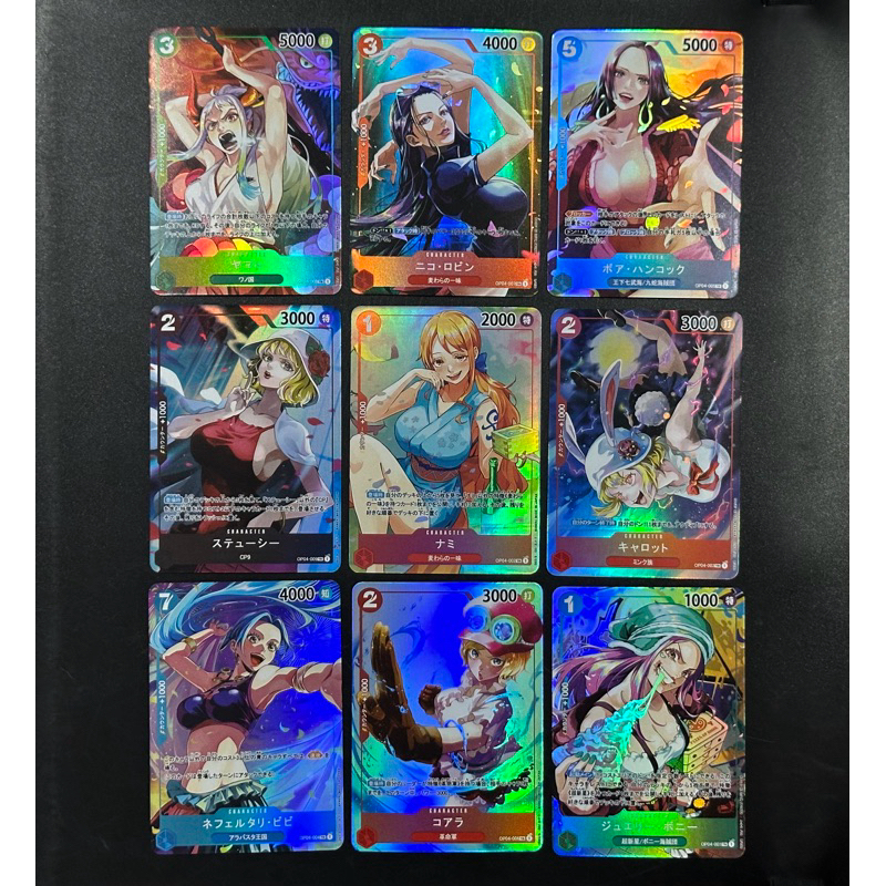Thẻ Custom nhân vật One Piece với hiệu ứng hologram