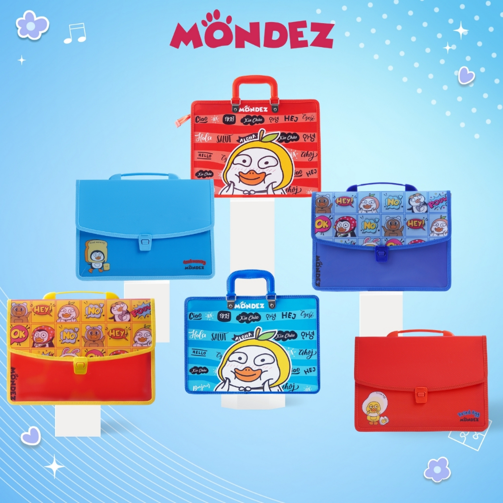 Cặp Học Thêm Mondez Cặp Đi Học, Cặp 2 Ngăn Cho Bé Túi Đi Học Thêm Dễ Thương Siêu Bền An Toàn Cho Học