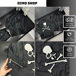 Áo Khoác Nam Philip Thêu Đầu Lâu Sau Lưng Mới Nhất - Áo Bomber Nam Philipp Plein Chất Gió Hàng 2 Lớp Cao Cấp